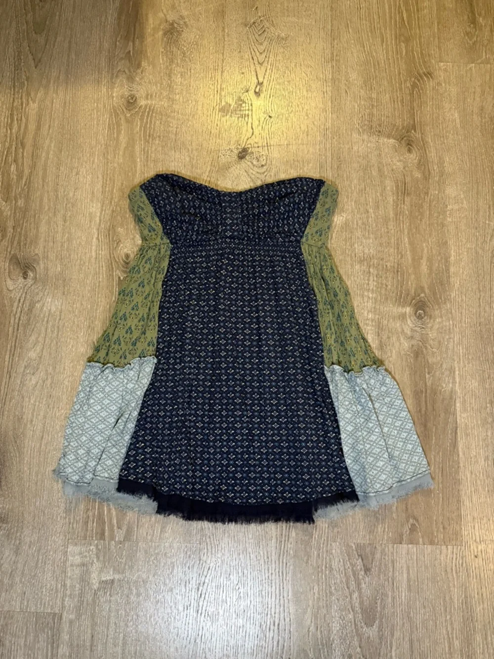 Free People Across The Sea Strapless Floral Tunic Top/mini dress - Picture 5 of 13